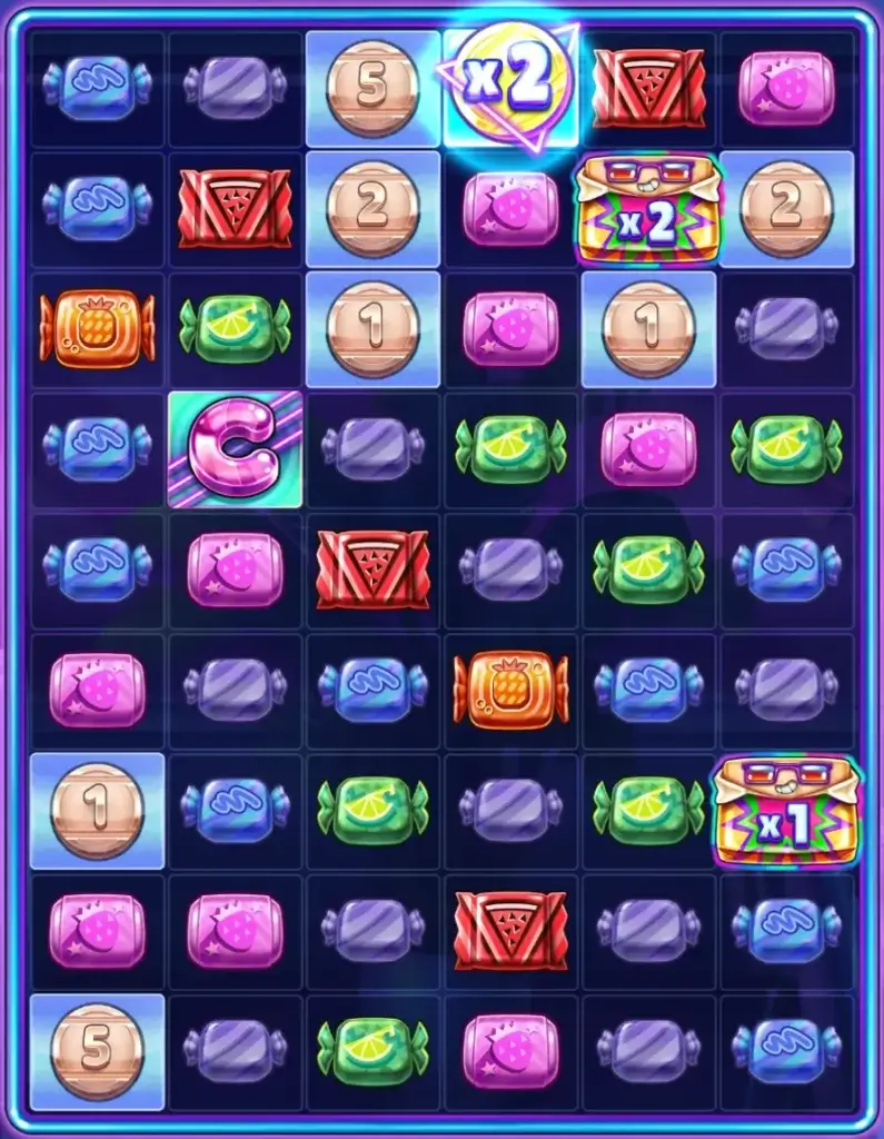 cluster link samlefunksjon på Retro Sweets