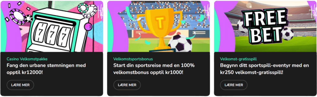 Aktiver bonusen hos TikTak Bet