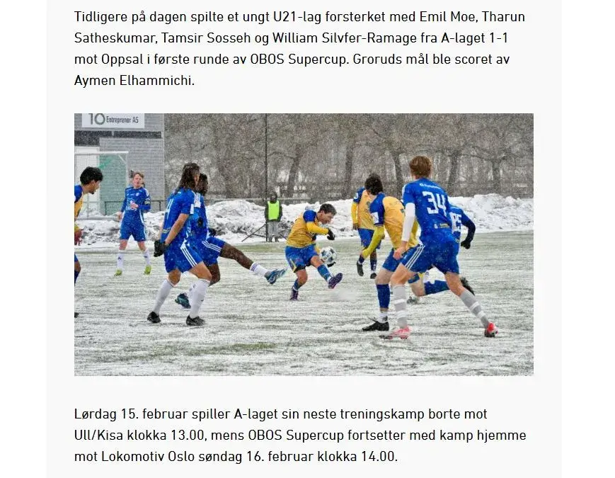 Grorud OBOS Supercup