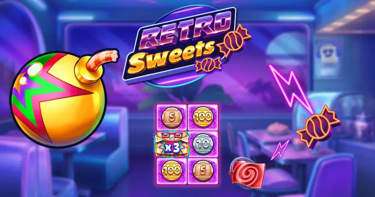 Retro Sweets fra Push Gaming Beste Oppfølgingsautomat 2024