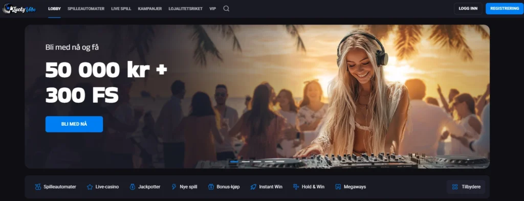 LuckyVibe trygt casino